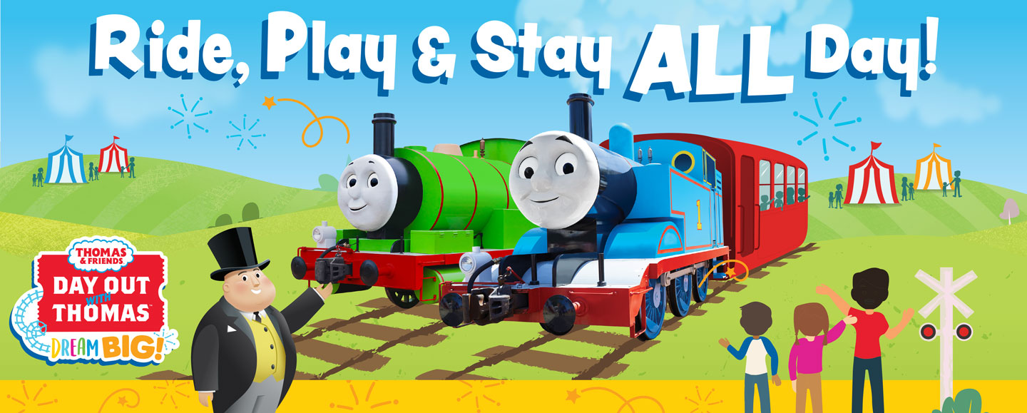 Day Out with Thomas Train Ride - Play & Stay All Day!
